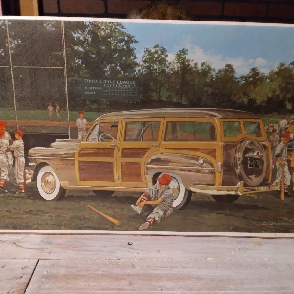 Edina Little League Print from 1976 by JB Deneen